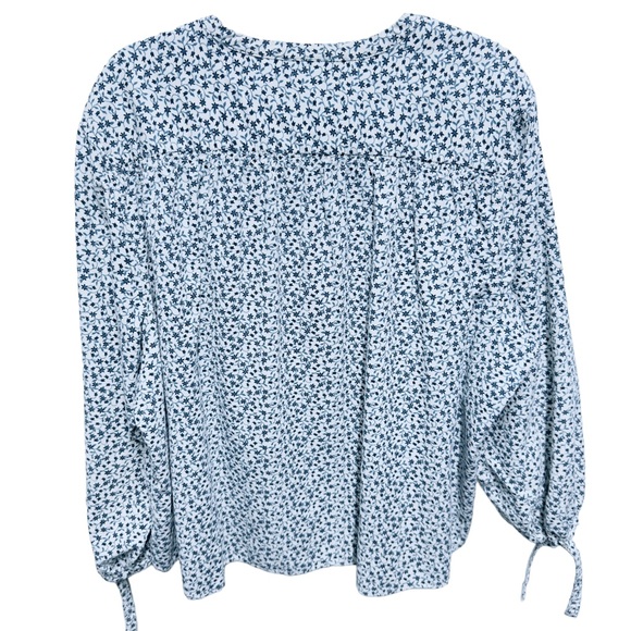 Old Navy Corduroy Knit Floral Vines Popover Top Shirt Women’s Plus Size … - Picture 3 of 7